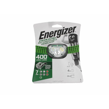 Energizer Φακός Κεφαλής Επαναφορτιζόμενος 400lm Vision Ultra Rechargable 7638900426441